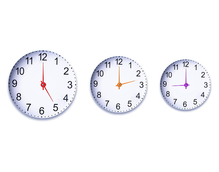 Clock, waktu, Watch, gambar, latar belakang putih, putih, gambar