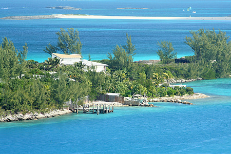 Bahami, Nassau, Otok, plaža, Države, tropska, more