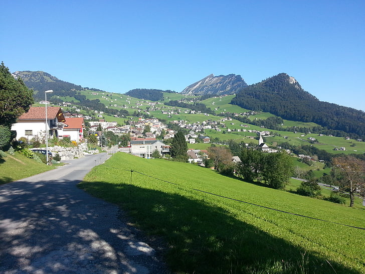 Amden, Leistchamm, Chapf, Suiza, naturaleza, verano, montaña