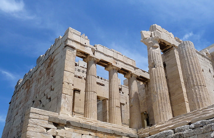 Grècia, l'Acròpoli, Atenes, antiga, Temple, viatges, Europa