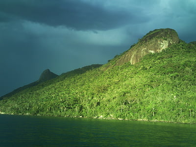 mamanguá SACO, mamanguá, Brazilské fjord, Paraty, Pulzní