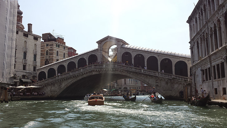 Benátky, Itálie, Evropa, voda