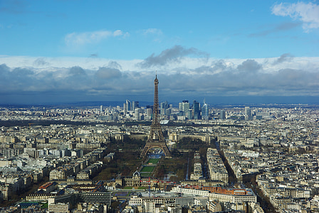 Париж, город, пейзаж, Метрополис, свет, Современное искусство, древние