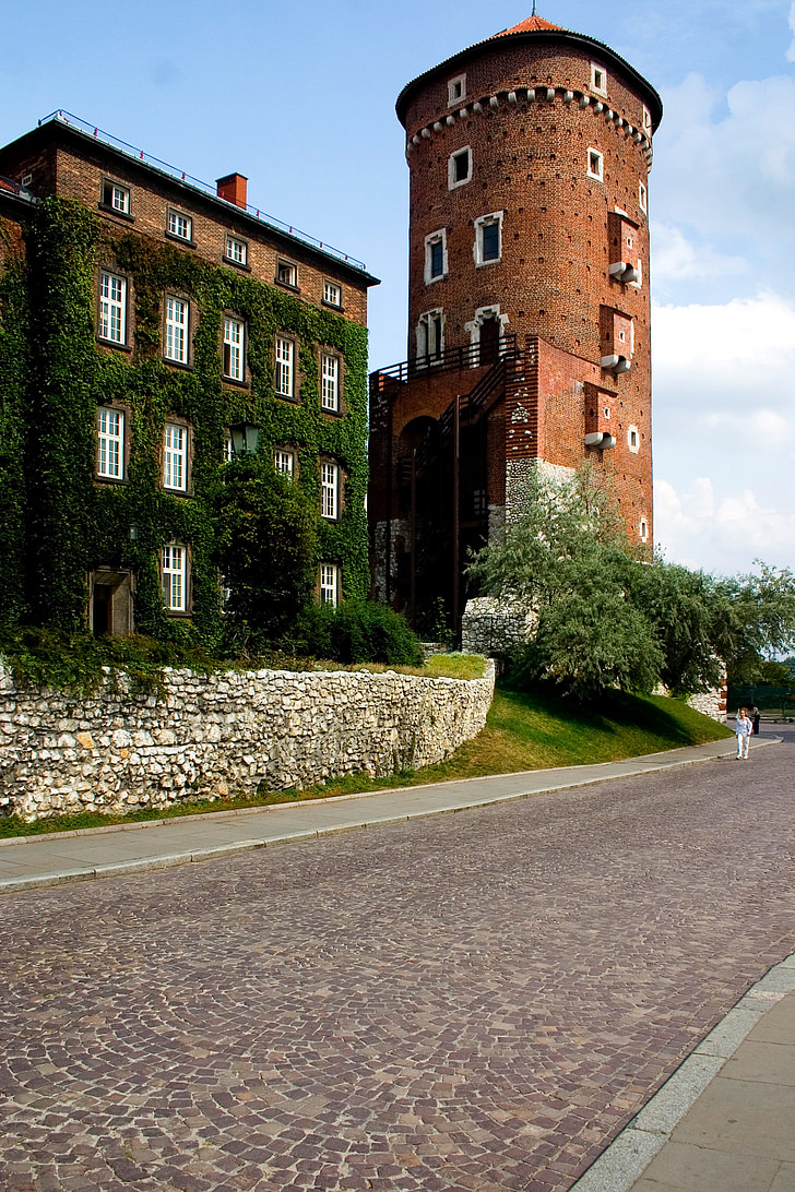 Krakov, stolp, staro mestno jedro, arhitektura, Poljska