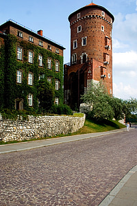 krakow, tower, old town, architecture, poland