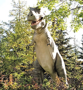 dinosauro, zoo di Canada, Parco dei dinosauri, Alberta