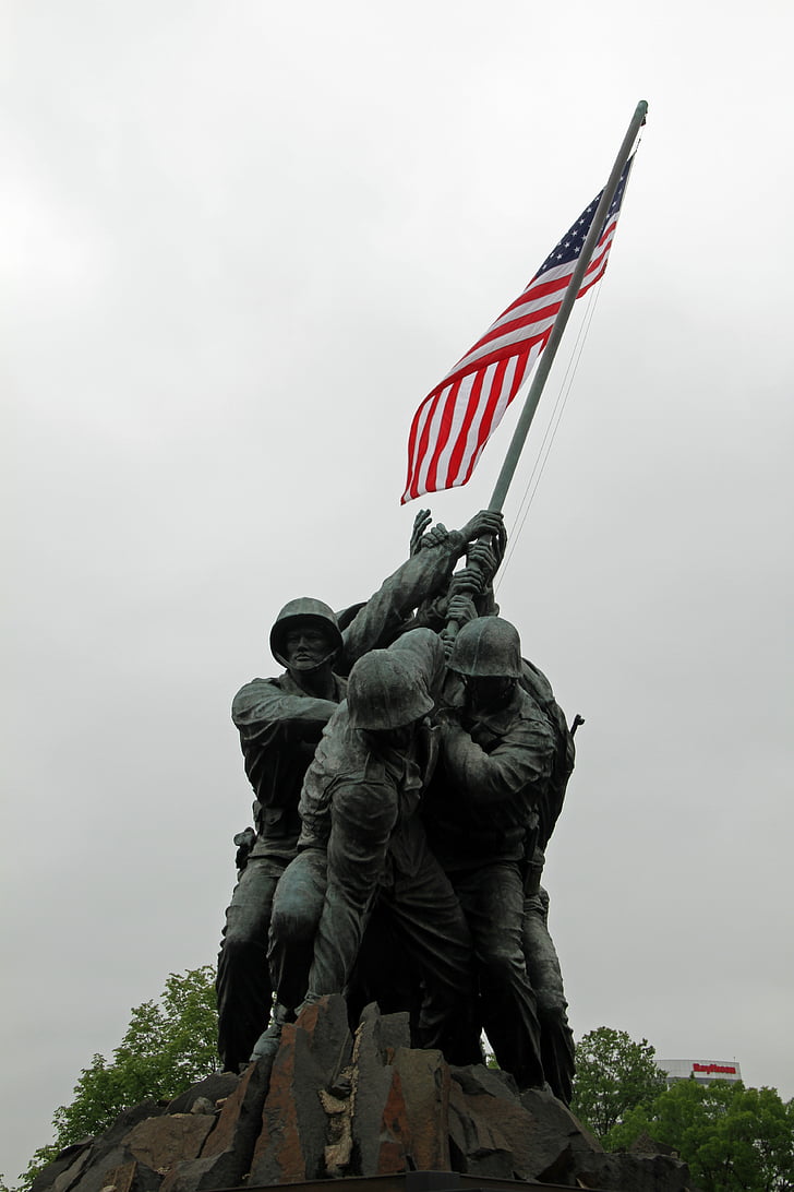 Паметник, ветерани, Втората световна война, войник, Вашингтон