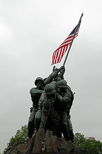 Pomnik, weteranów, II wojny światowej, żołnierz, Washington dc