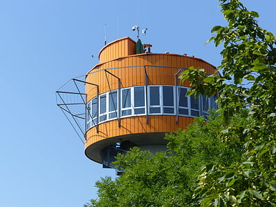 boom kroon pad, Hainich-Kreis, toren, uitkijktoren, het platform