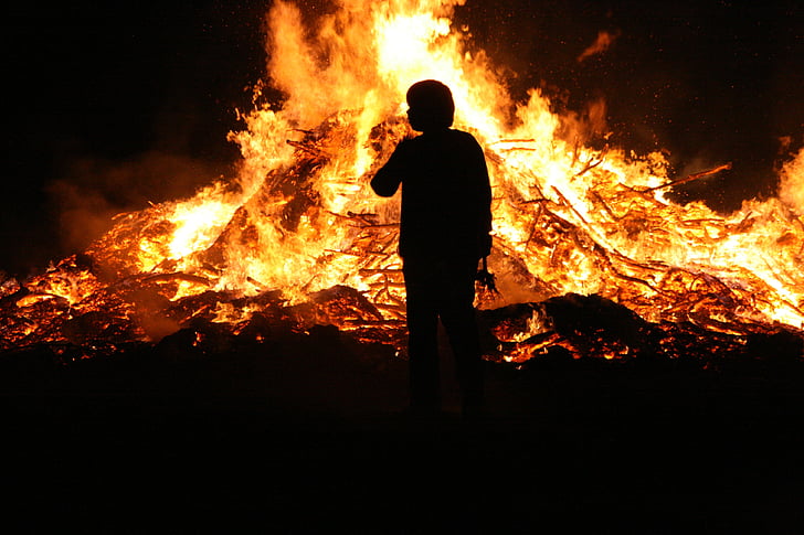 ngọn lửa phục sinh, chữa cháy, ngọn lửa, Lễ phục sinh, lửa trại, gỗ cháy, ngọn lửa