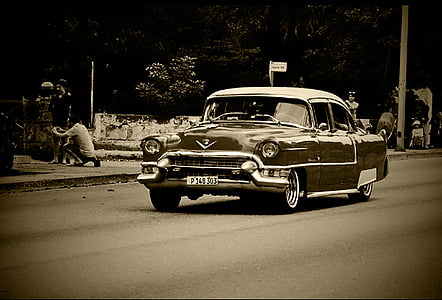 auto, Oldtimer, klasični, Kuba
