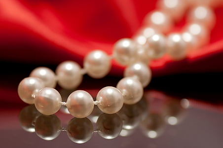 Pearl, náhrdelník, lesk, móda, šperky, Luxusní, dárek