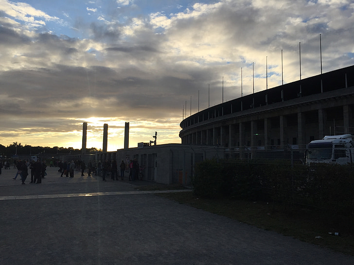Berlín, Olympiastadion, Architektúra, Nemecko, Šport, štadión, Arena