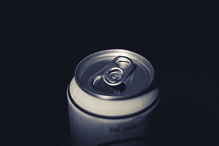 pivo, nápoj, může, nápoj, otevřít, cín, jeden objekt