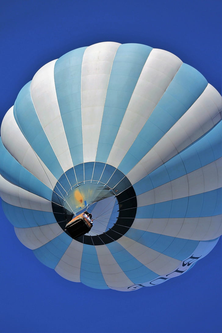 fiesta d’Albuquerque balloon, ballons, Sky, coloré, bleu, modèle, vol