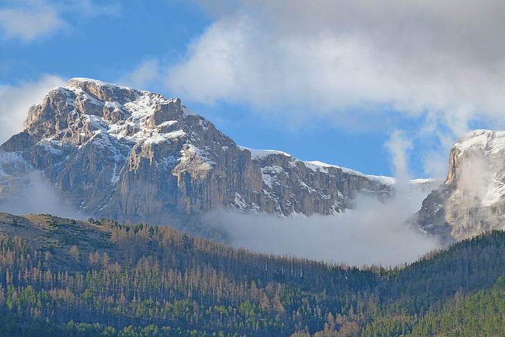 Hautes alpes, krajinky, Príroda, Mountain, jeseň, Alpy, Dévoluy