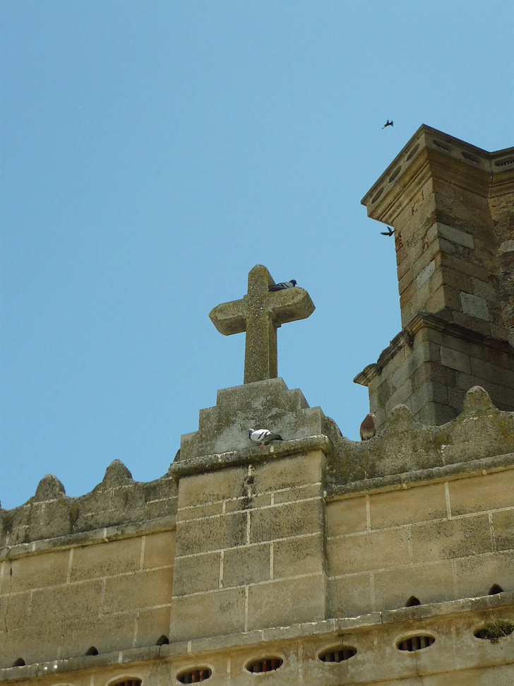Cruz, pedra, gòtic, l'església, Catòlica, subhasta, parròquia