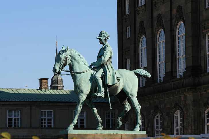 Danemark, Copenhague, statue de, Scandinavie, Danois, voyage, Tourisme