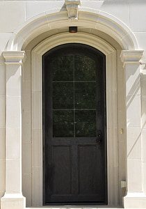 door, closed, portal, doorway, entrance, wood, stone