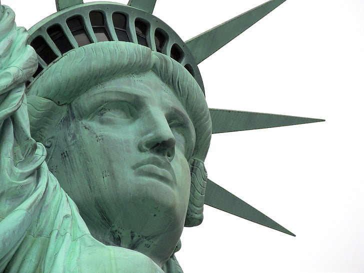 standbeeld, NYC, Nieuw, Liberty, Verenigde Staten, Amerika, Landmark