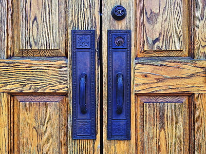 门, 木制, 入口, 门口, 经典, 木材-材料, 建筑