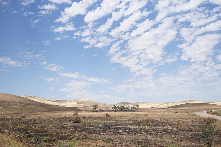 california, drought, mountain, landscape, desert