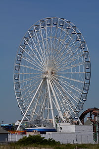 Ferris, hjulet, rida, Park, pariserhjul, kul, nöjesparken