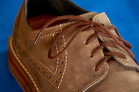 leather shoes, shoes, leather, strip, lace, shoelace