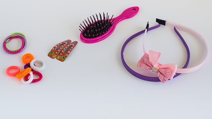 hair accessories, hair brush, headband hair, cufflinks, hair bands, for children, for girls