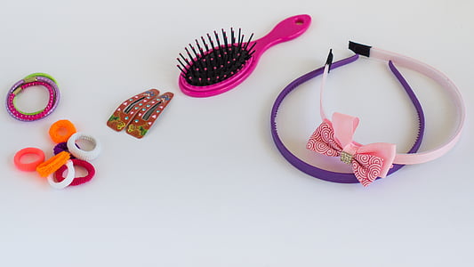 Haar-Accessoires, Haarbürste, Haarband Haar, Manschettenknöpfe, Haargummis, für Kinder, für Mädchen