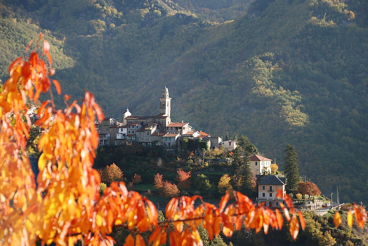 hösten, Borgo, Ligurien