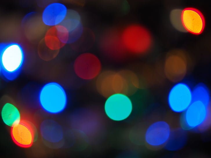 bokeh, light, background, points, out of focus, circle, points of light