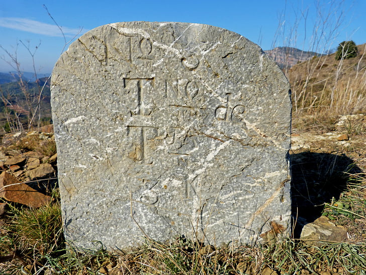 milepæl, Fita, stein, kommunale distriktet, kirkegården, Tombstone, grav