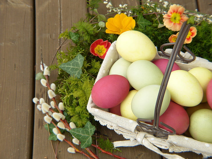 uova di Pasqua, uovo, colorato, Deco, Pasqua, regalo, dare