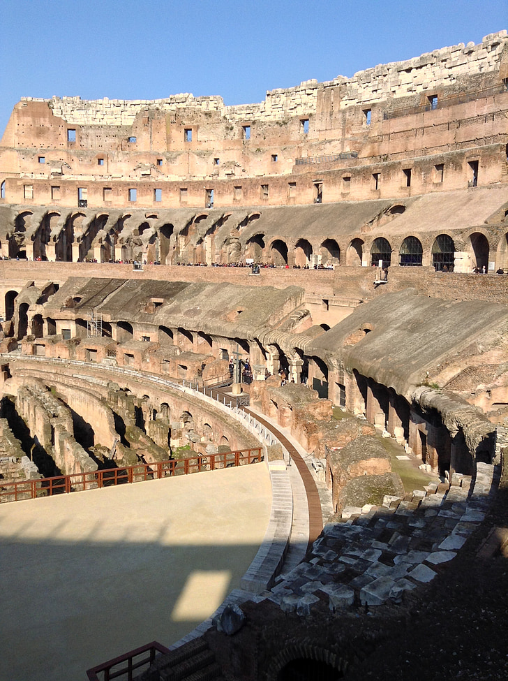 Italia, Colosseum, Roma, Monumen, bangunan, Roma, tempat-tempat menarik