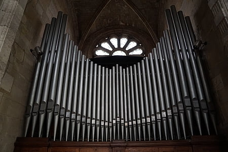 orgel, kyrkan, musik, kyrkorgel