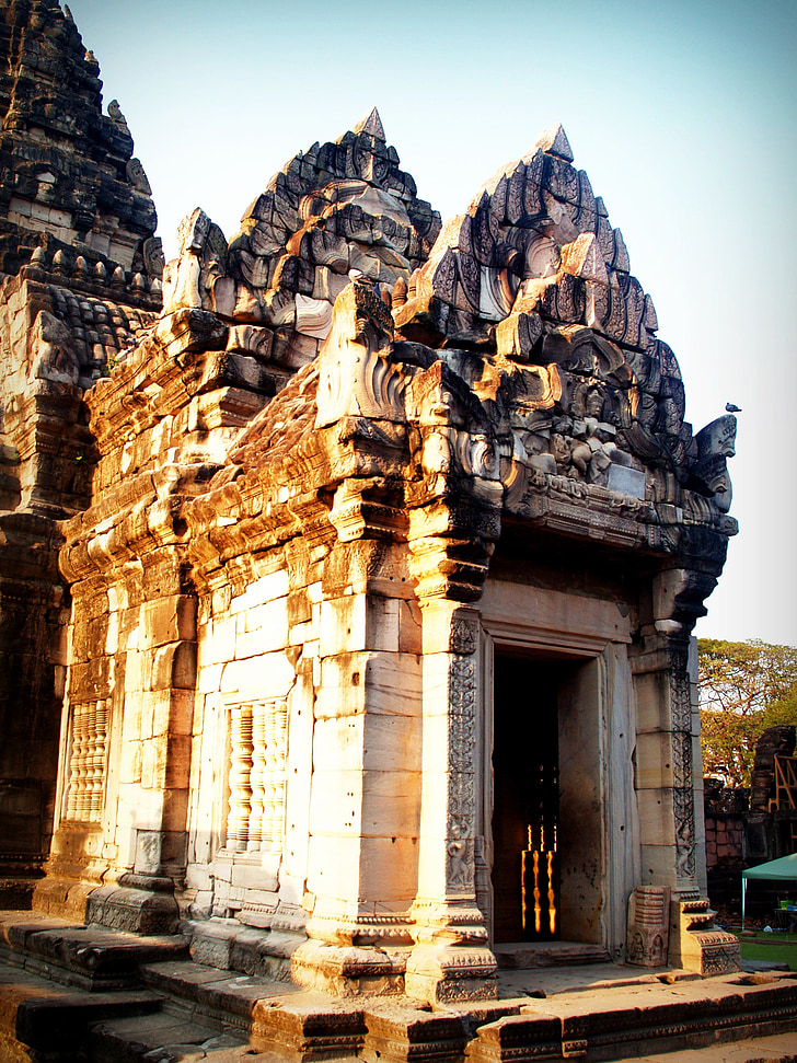 sklízet, Siem, Kambodža, Angkor, Bayon, Wat, Asie