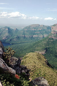 Güney Afrika, Drakensberg, manzara, dağ, baş dönmesi, uçurum, erozyon