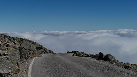 mtwashington, mountain, clouds, america, road, view, wide