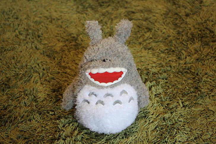 min nabo totoro, Totoro, Hayao miyazaki, dukke, legetøj, børns, cuteness