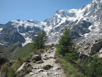 Monte rosa, Taliansko, Mountain, Trekking, Príroda, Pešia turistika