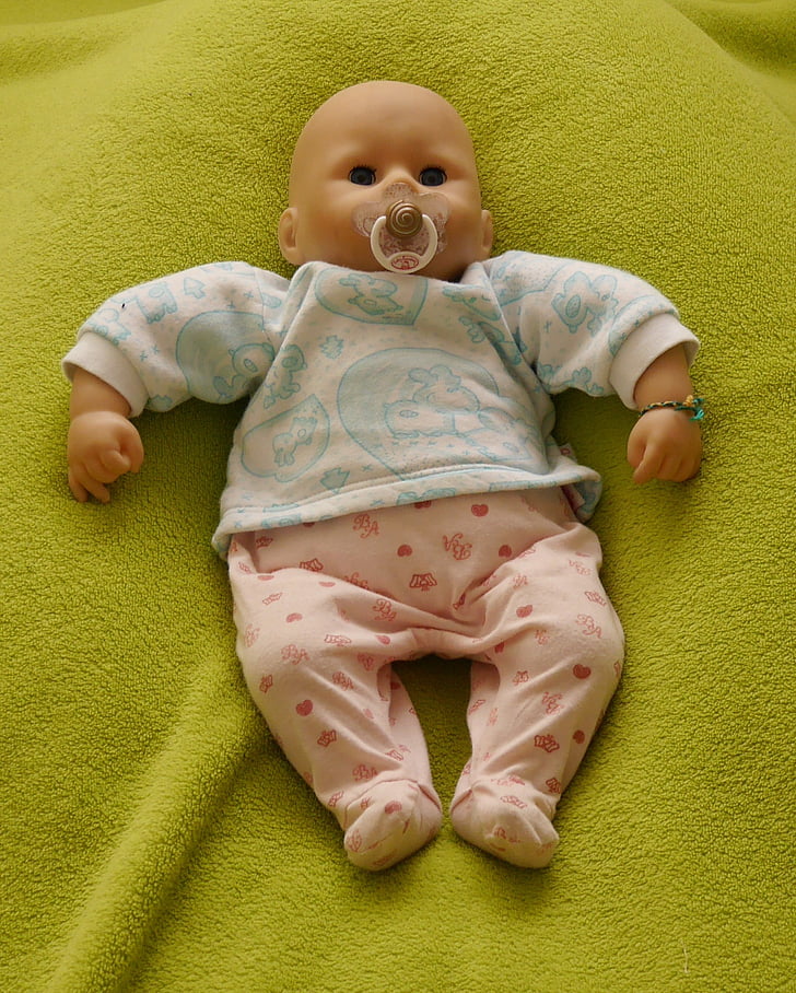 poupée, baby-doll, Zapf, Baby annabell, bébé, seulement les bébés, pleine longueur