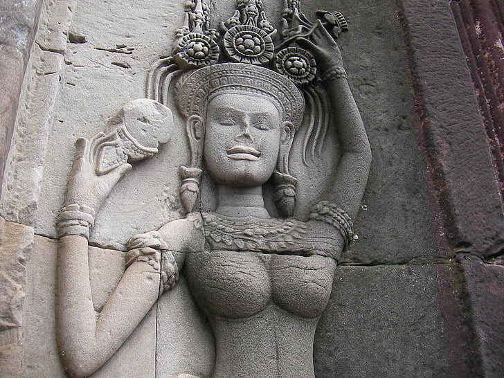 Kamboçya, Tanrı, 廟-woo