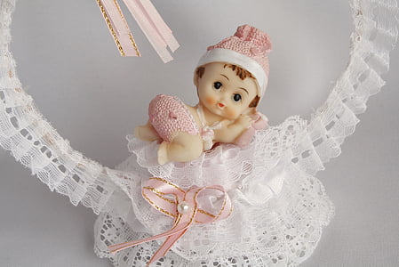 cinta, nadó, Dutxa del nadó, teixit, en miniatura, regal, tela de puntes