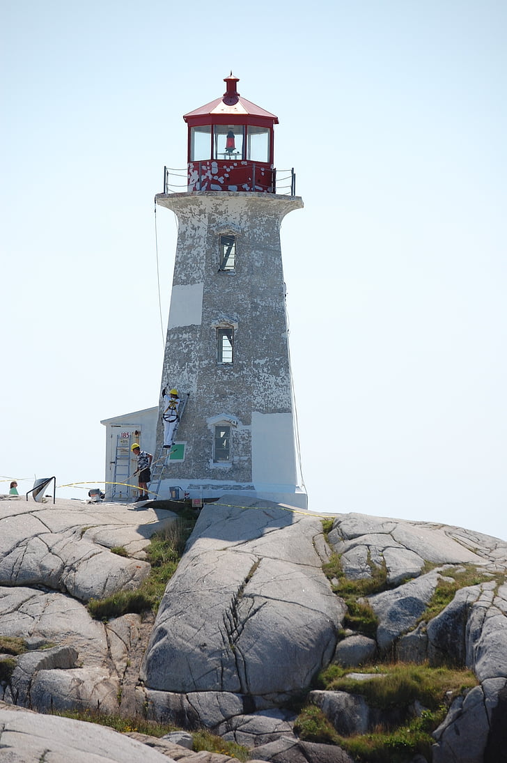 Leuchtturm, Peggys cove, Nova Scotia Kanada