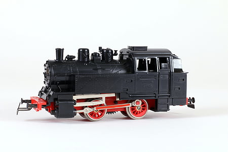 ferrocarril de, Ferrocarril modelo, modelo, locomotora de vapor, locomotora, escala h0, PIKO