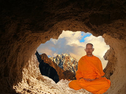 buddhistiske, munk, buddhisme, meditasjon, opplysning, religion, tro