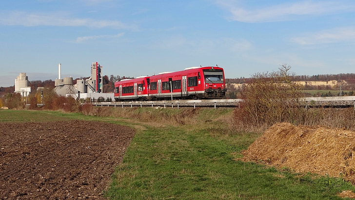 Mergelstetten, VT 650, Brenz järnväg, KBS 757, järnväg, tåg