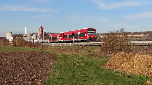 Mergelstetten, VT 650, ferrocarril de Brenz, KBS 757, ferrocarril de, tren