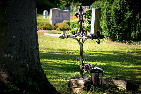 cemetery, cross, grave, tombstone, old cemetery, death, mourning